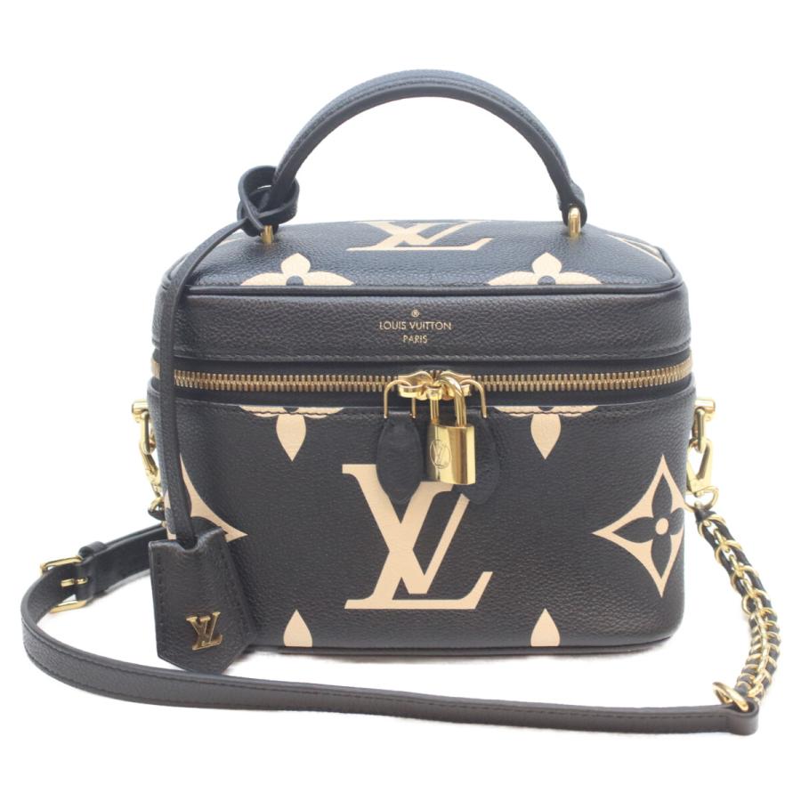 LOUIS VUITTON ルイヴィトン M45780 バイカラー ノワール モノグラムアンプラント ヴァニティPM ショルダーバッグ レディース_1