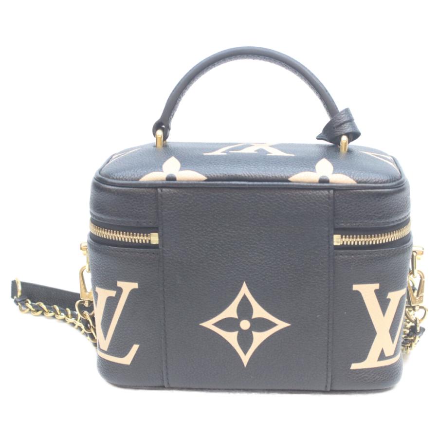 LOUIS VUITTON ルイヴィトン M45780 バイカラー ノワール モノグラムアンプラント ヴァニティPM ショルダーバッグ レディース_4