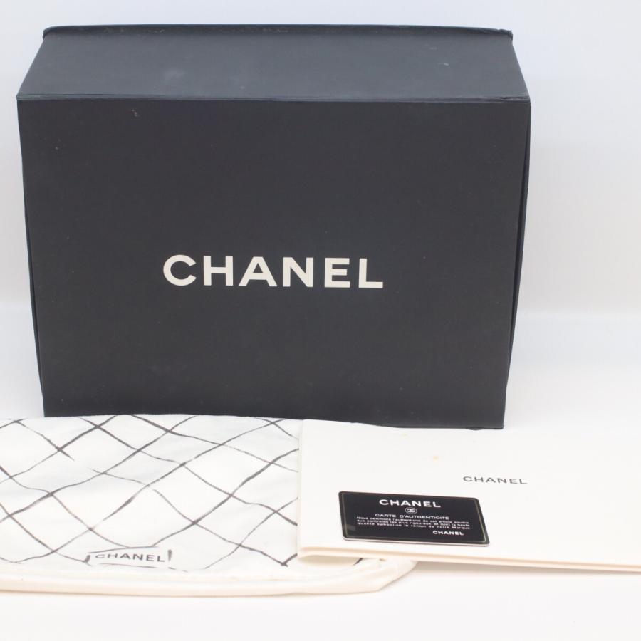 CHANEL（シャネル） A01112 黒 シルバー金具 キャビア Wフラップ