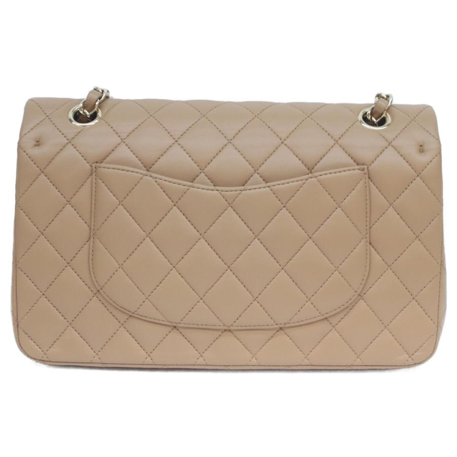 CHANEL（シャネル） A01112 キャメルベージュ ラム ゴールド金具 W