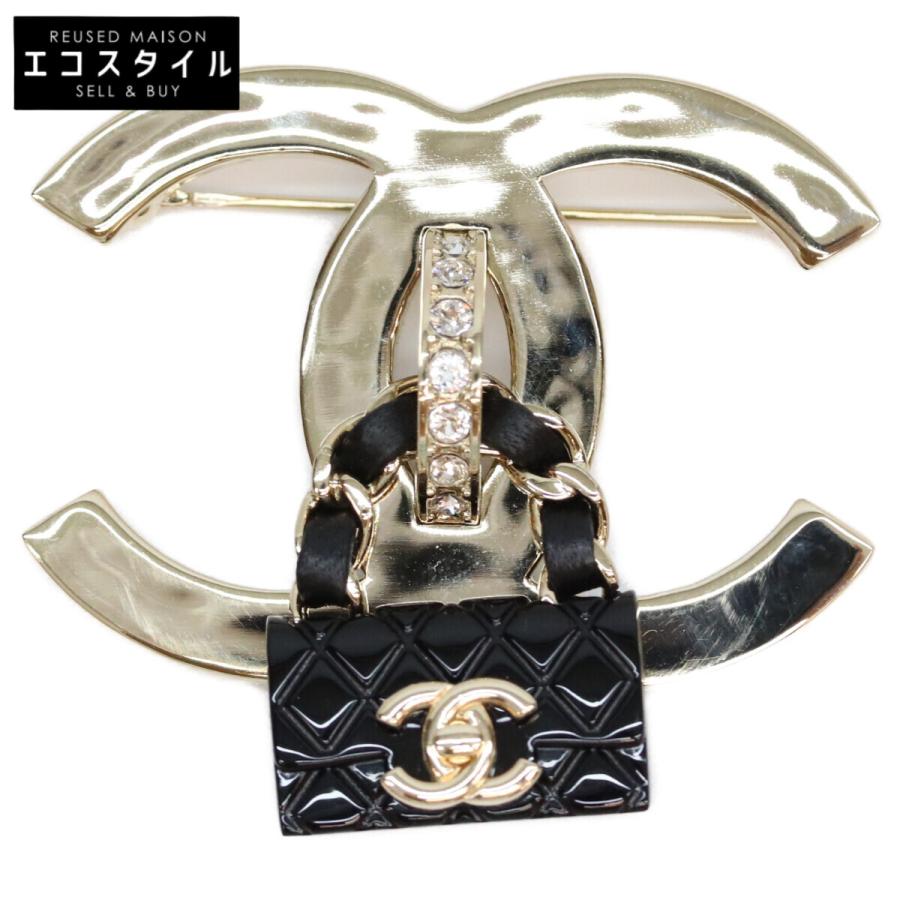 CHANEL（シャネル） B23C ゴールド ブラック ココマーク マトラッセ 