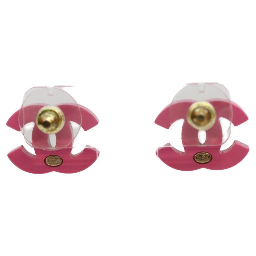 D*k様 CHANEL ピンククリア　ロゴ型ピアス　片耳 ≪23B☆≫CHANEL ピアス チェーン ピンク (CHANEL/ピアス) ABB695