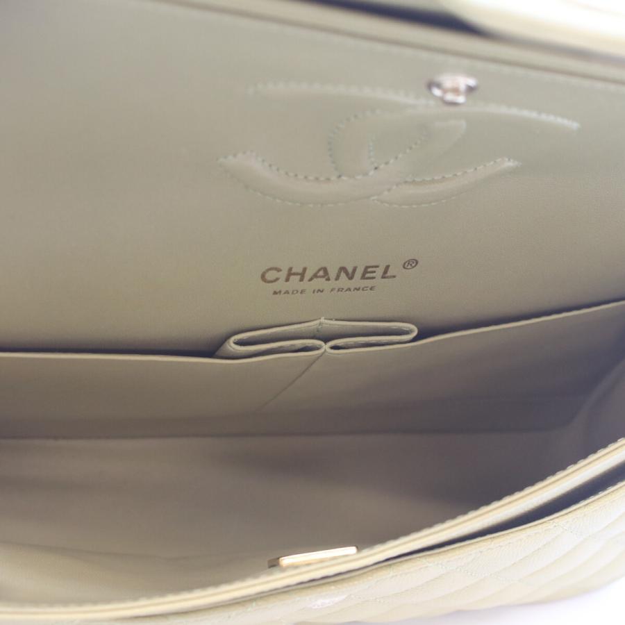 CHANEL（シャネル） A01112 ピスタチオグリーン キャビア G金具 W