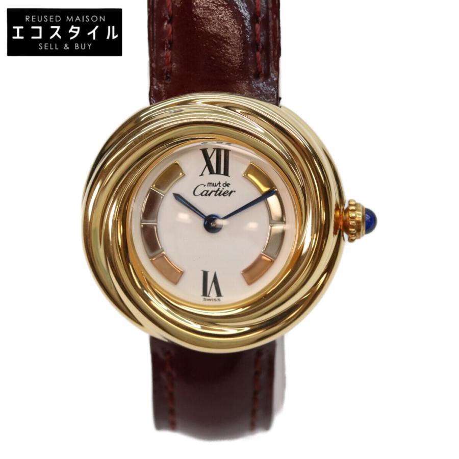 Cartier（カルティエ） 美品 W1010744 925 GP トリニティ文字盤 マスト 