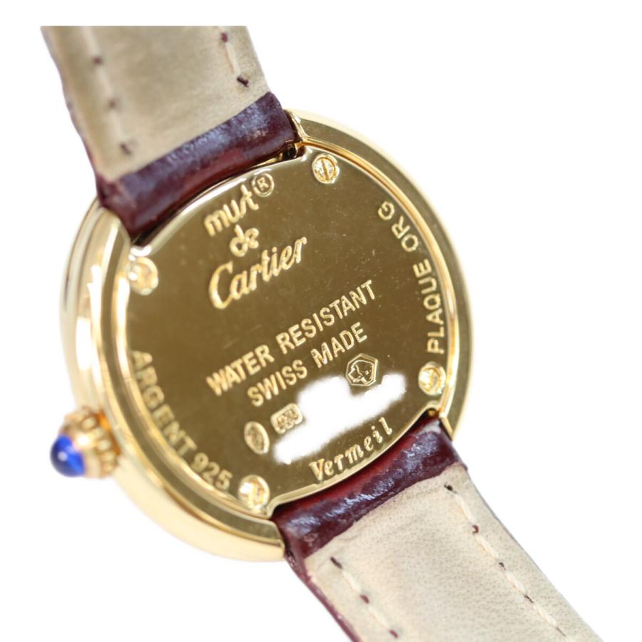 カルティエ W1010744 925 GP ﾄﾘﾆﾃｨ文字盤 ﾏｽﾄﾄﾘﾆﾃｨ ﾍﾞﾙﾒｲﾕ Cartier（カルティエ） 美品 W1010744 925 GP トリニティ文字盤 マスト