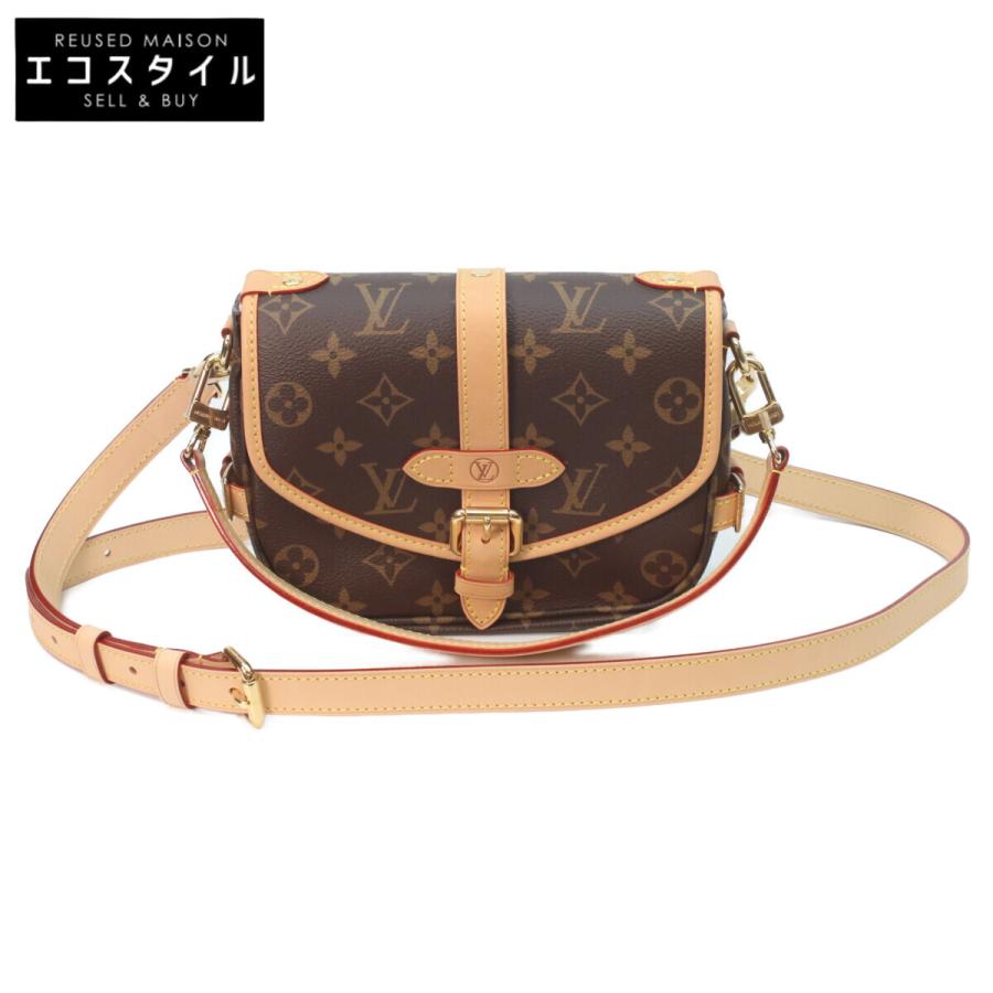 美品 LOUIS VUITTON ルイヴィトン M46740 モノグラム ソミュールBB