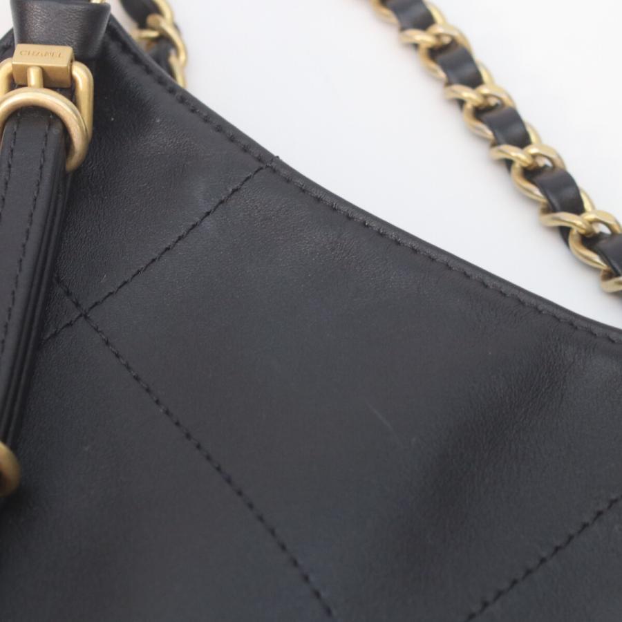 美品 CHANEL シャネル AS5466 黒 カーフスキン ショッピング トートバッグ レディースの画像