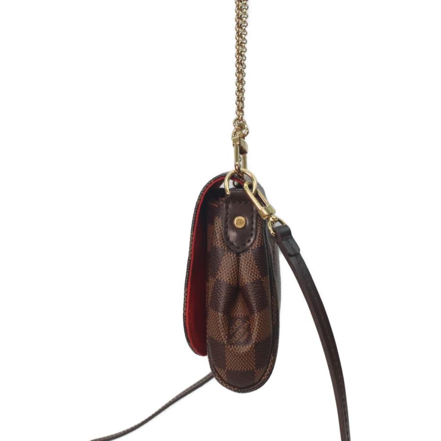 美品 LOUIS VUITTON ルイヴィトン N41276 ダミエ フェイボリットPM
