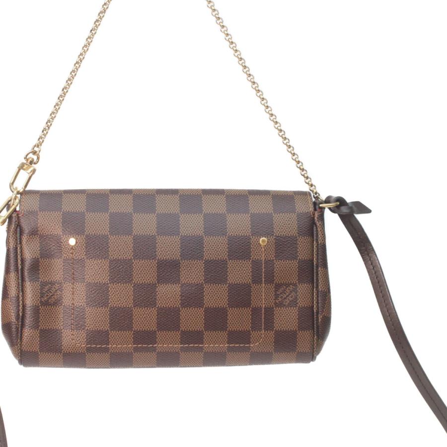 美品 LOUIS VUITTON ルイヴィトン N41276 ダミエ フェイボリットPM