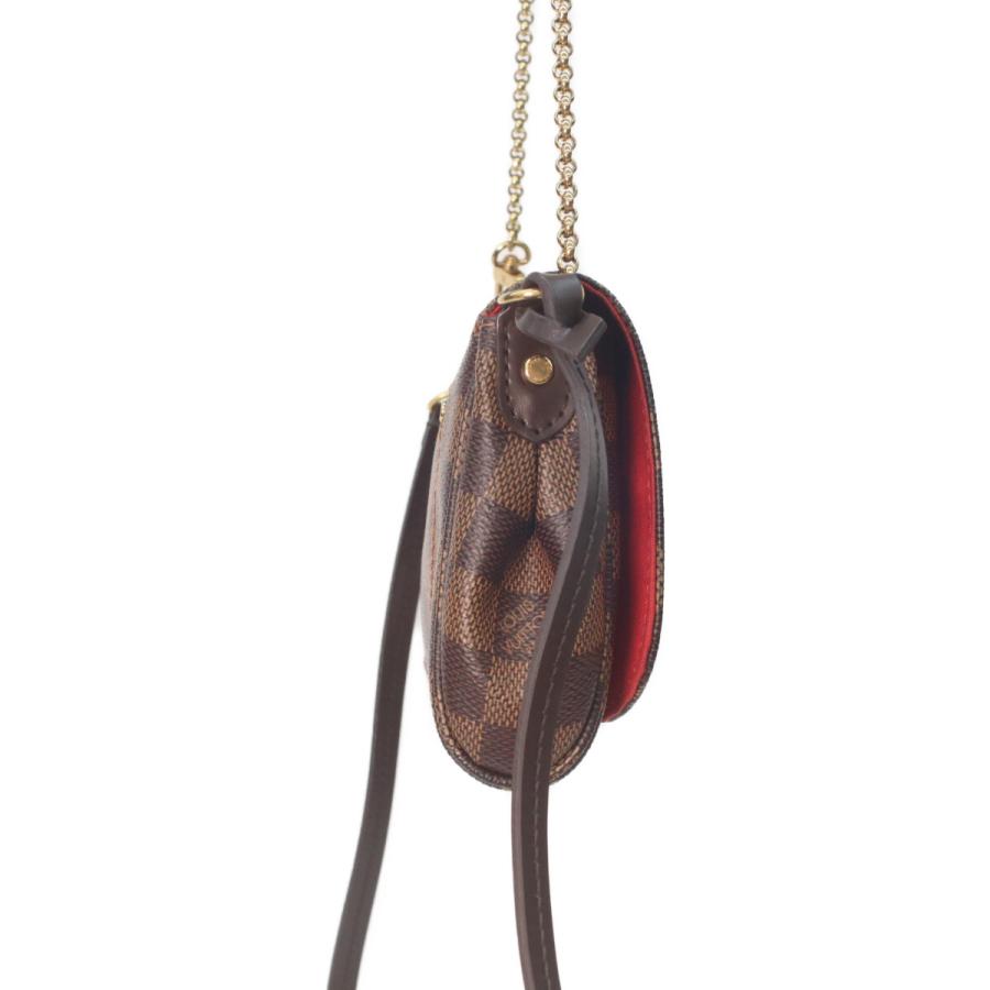 LOUIS VUITTON ルイヴィトン ダミエ フェイボリットPM ショルダーバッグ ブラウン PVCレザー N41276 美品 LOUIS VUITTON ルイヴィトン N41276 ダミエ フェイボリットPM