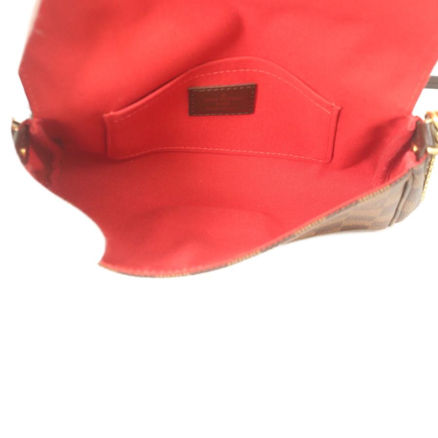 LOUIS VUITTON ルイヴィトン ダミエ フェイボリットPM ショルダーバッグ ブラウン PVCレザー N41276 美品 LOUIS VUITTON ルイヴィトン N41276 ダミエ フェイボリットPM