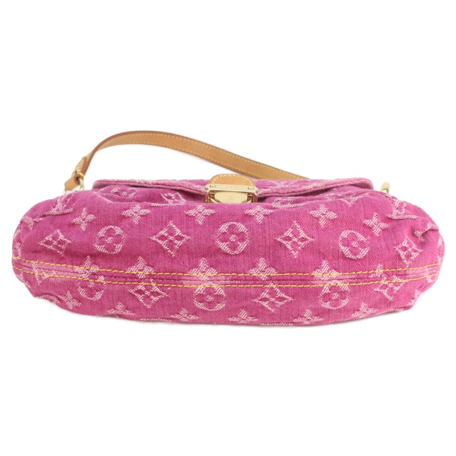 【極美品】ルイヴィトン　スヌード　モノグラム　ピンク LOUIS VUITTON ルイヴィトン M95216 モノグラムデニム フューシャ