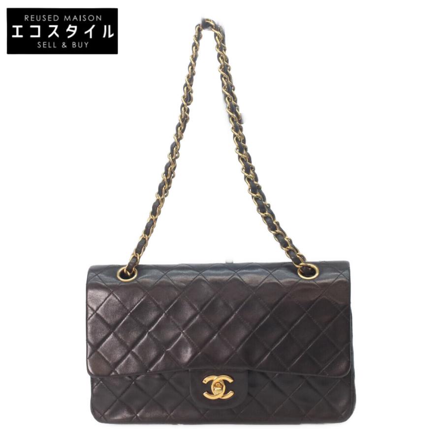 CHANEL（シャネル） A01112 黒 ラムスキン ゴールド金具 マトラッセ25 