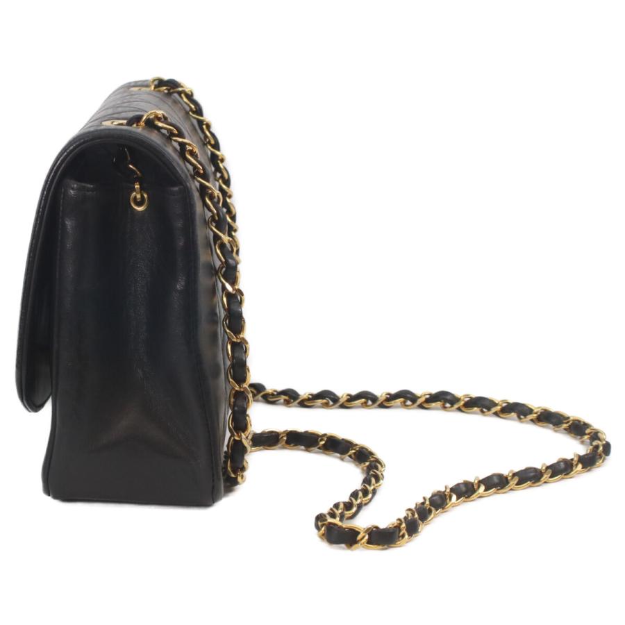 CHANEL（シャネル） A01165 黒 ラムスキン ゴールド金具 ダイアナ25