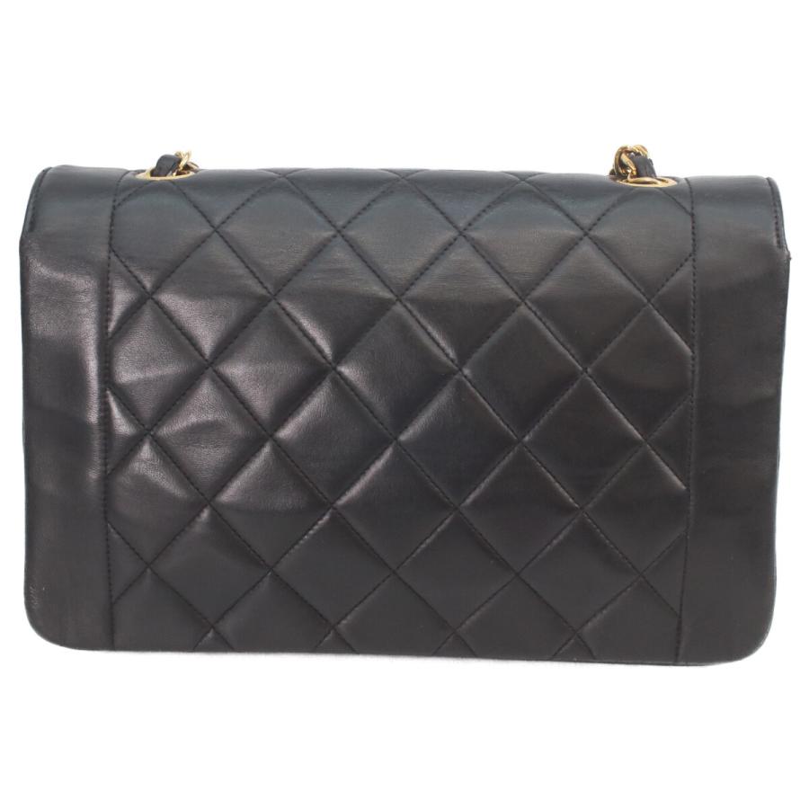 シャネル CHANEL ダイアナ25 A01165 2番台 ブラック　ゴールド金具 ラムスキン レディース ショルダーバッグ シャネル CHANEL ダイアナ25 A01165 2番台 ブラック ゴールド金具