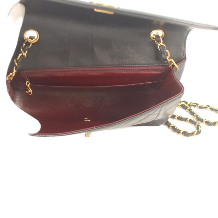 シャネル CHANEL ダイアナ25 A01165 2番台 ブラック　ゴールド金具 ラムスキン レディース ショルダーバッグ シャネル CHANEL ダイアナ25 A01165 2番台 ブラック ゴールド金具