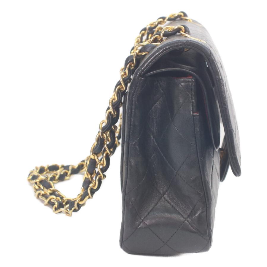 シャネル CHANEL マトラッセ25 A01112 ブラック ゴールド金具 ラムスキン レディース ショルダーバッグ マトラッセ シャネル CHANEL 25 ショルダーバッグ ラムスキン A01112