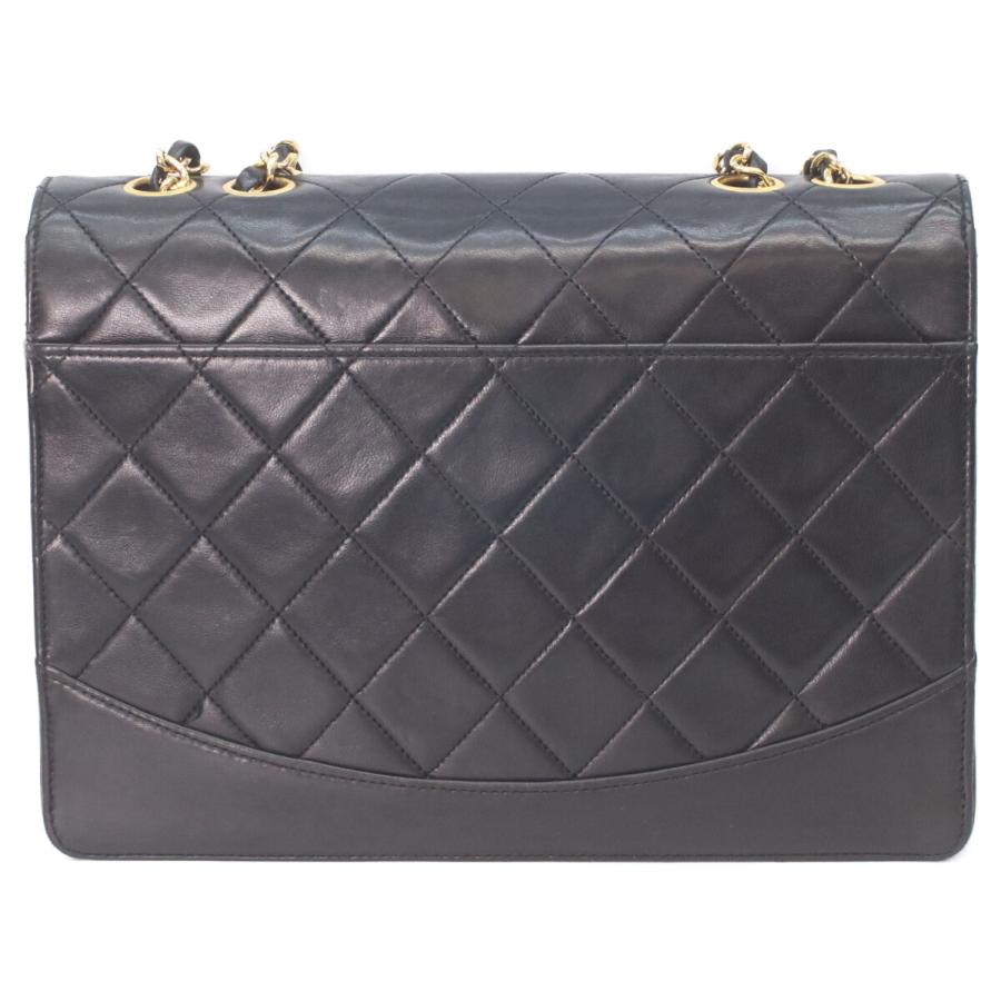 黒 CHANEL（シャネル） シャネル　マトラッセ　ターンロック　ウエストバッグ　ブラック ラム ターンロックチェーン マトラッセ 2.55 バッグ