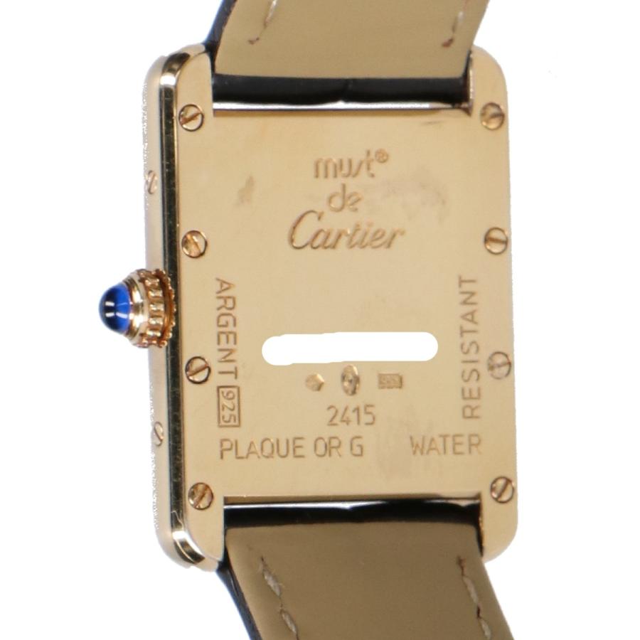カルティエ マストタンク SM ヴェルメイユ W1013654 Cartier 腕時計 白文字盤 Cartier - カルティエ マストタンク SM ヴェルメイユ W1013654 Cartier