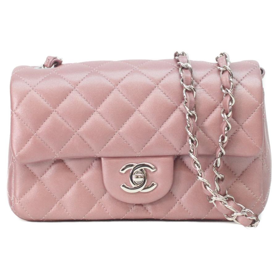 CHANEL（シャネル） A69900 メタリックピンク ラム シルバー金具 ミニ