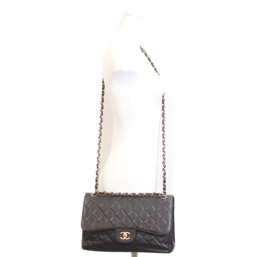 シャネル CHANEL デカマトラッセ A58600 ブラックゴールド金具 キャビアスキン レディース ショルダーバッグ シャネル CHANEL デカマトラッセ A58600 ブラックゴールド金具