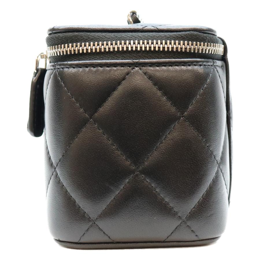 CHANEL（シャネル） AP3697 黒 黒×SV金具 ビッグココマーク バニティ
