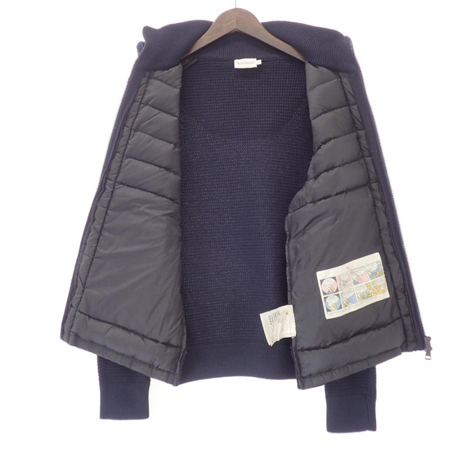 MAGLIONE TRICOT CARDIGAN ネイビー ダウンジャケット MONCLER（モンクレール） MAGLIONE TRICOT CARDIGAN ジップアップ