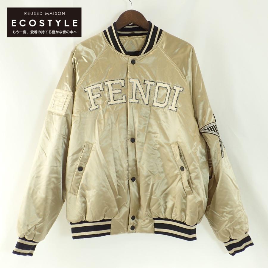 FENDI（フェンディ） 美品/国内正規/20年製 FAA814 サテン ロゴパッチ