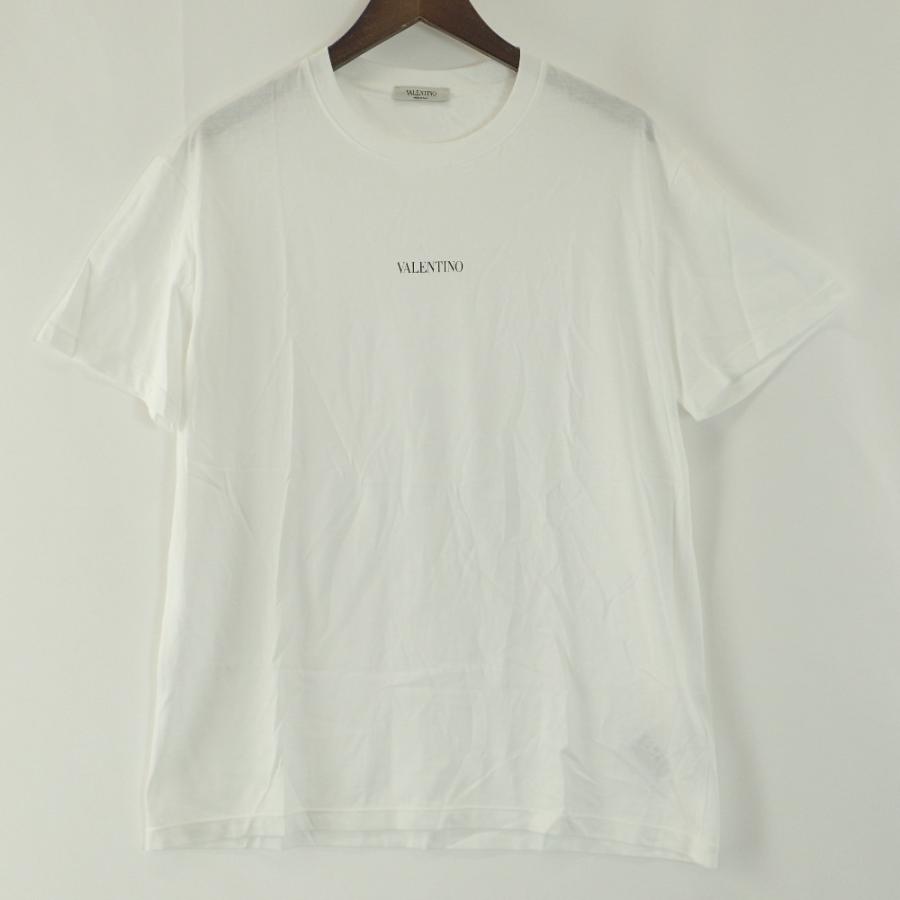 美品 ヴァレンティノ VALENTINO Tシャツ カットソー 半袖 ショートスリーブ ロゴ スパンコール トップス レディース XXS ホワイト VALENTINO - 美品 ヴァレンティノ VALENTINO Tシャツ カットソー 半袖