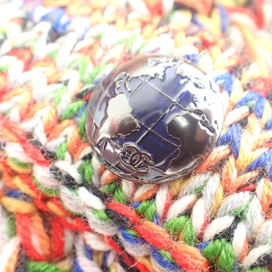 CHANEL（シャネル） P47216K05984 ウール スタンドカラー 半袖 ニット