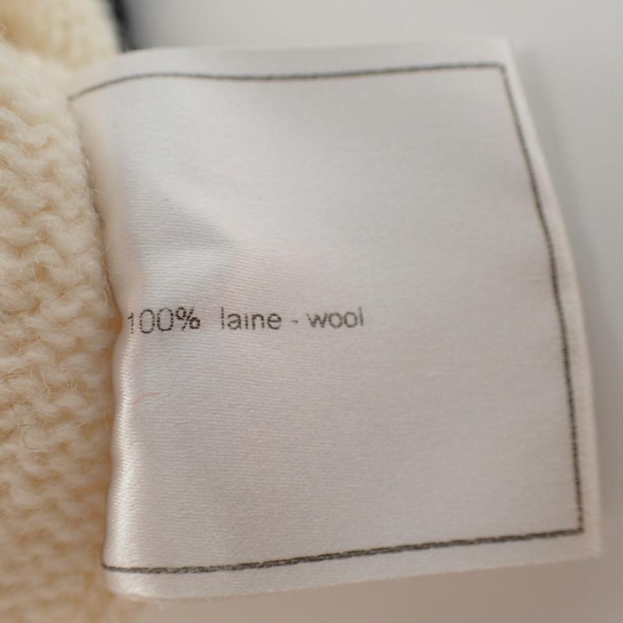 シャネル CHANEL ペンギンココマークニットセーター P31742 アイボリー ウール レディース セーター CHANEL（シャネル） 美品 07A P31742 ペンギン ココマーク ウール