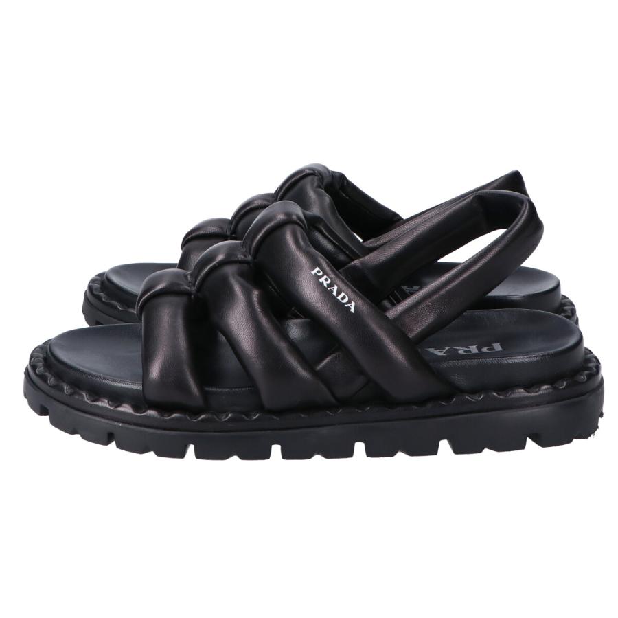 PRADA プラダ 22SS 1X810M ナッパレザー プラットフォーム PRADA プラダ 22SS 1X810M ナッパレザー プラットフォーム