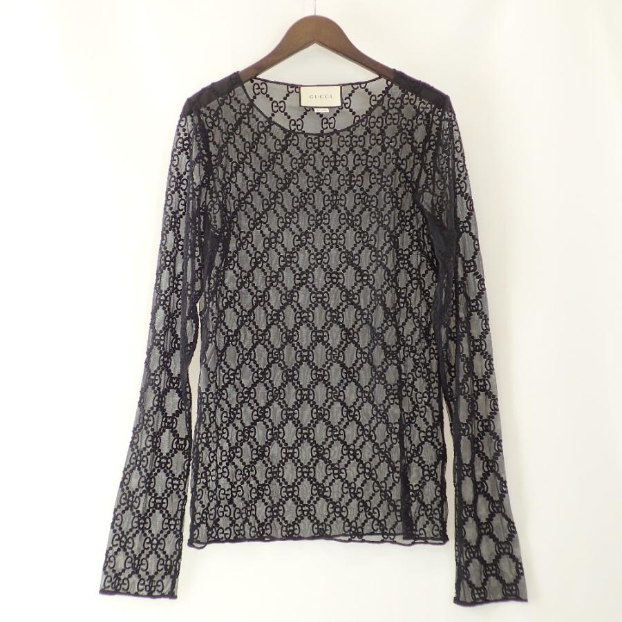 GUCCI（グッチ） 美品/国内正規 574407 GGエンブロイダリー チュール T