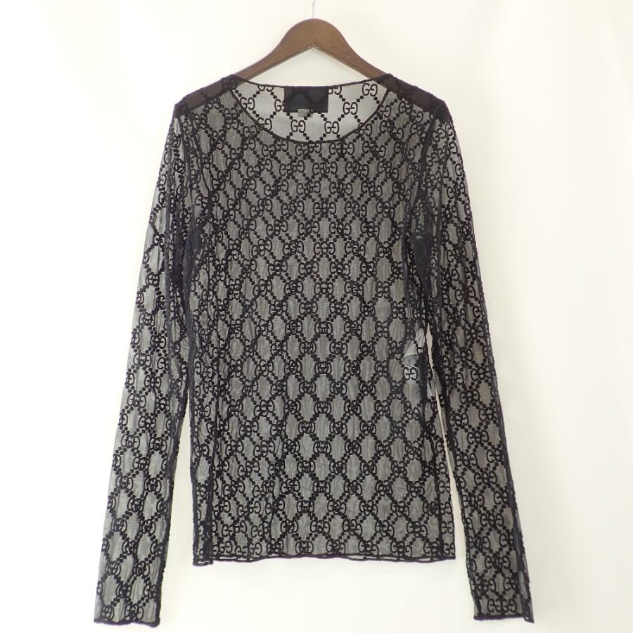 GUCCI（グッチ） 美品/国内正規 574407 GGエンブロイダリー チュール T