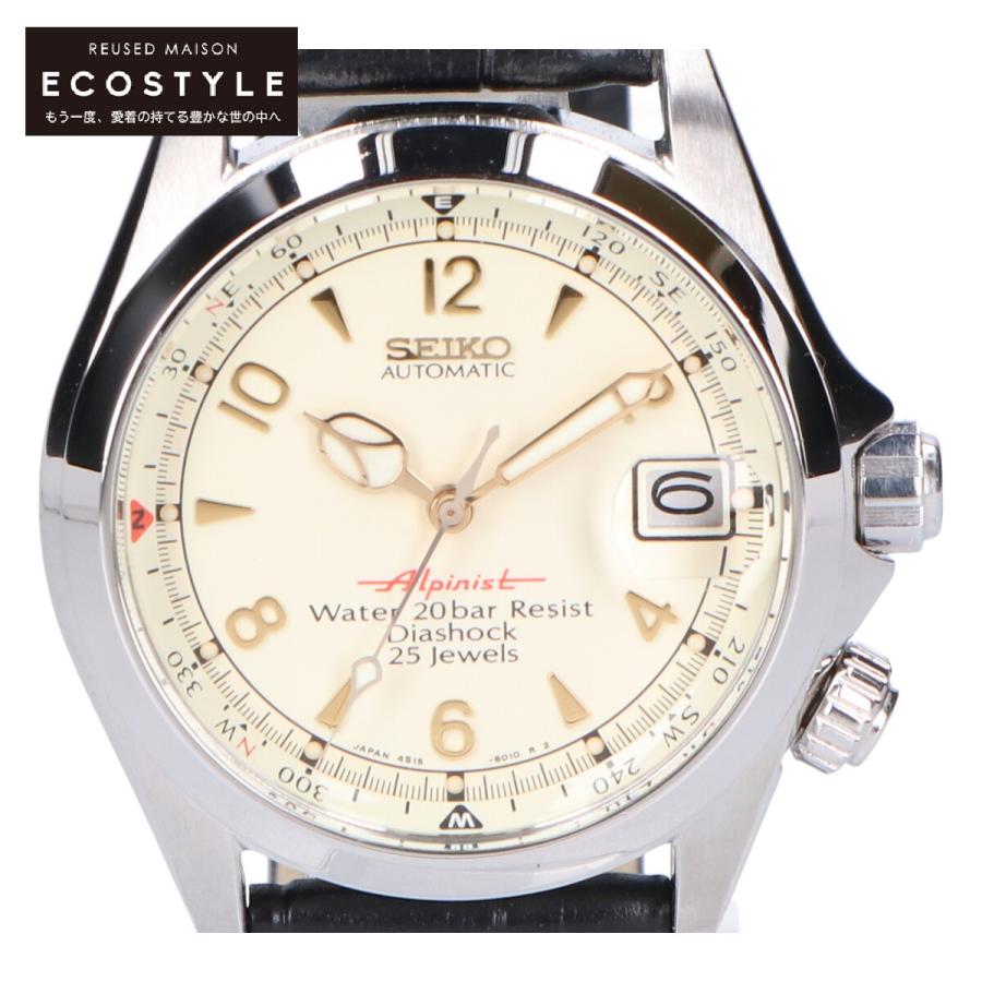 SEIKO 新品同様/ セイコー 4S15-6000 アルピニスト 自動巻き 腕時計