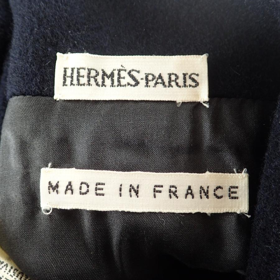 美品/ HERMES エルメス お馬のお話をして カシミヤ100 リバーシブル