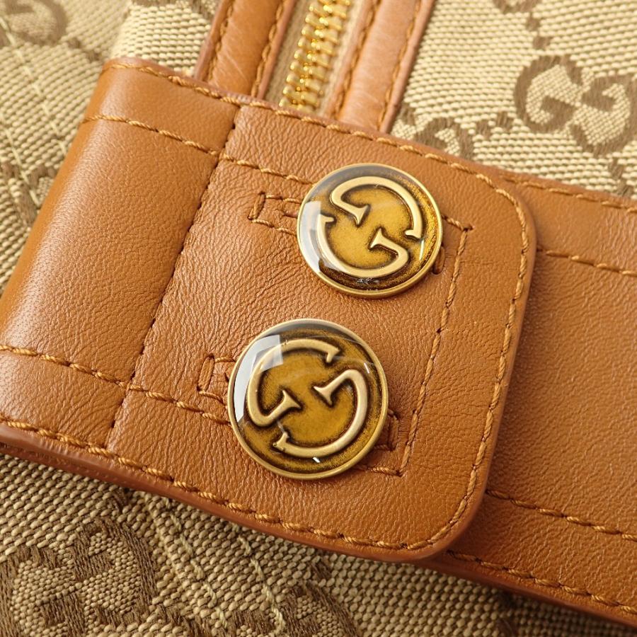 GUCCI 美品/国内正規/ グッチ 681034 レザートリム付き GG GUCCI 美品/国内正規/ グッチ 681034 レザートリム付き GG