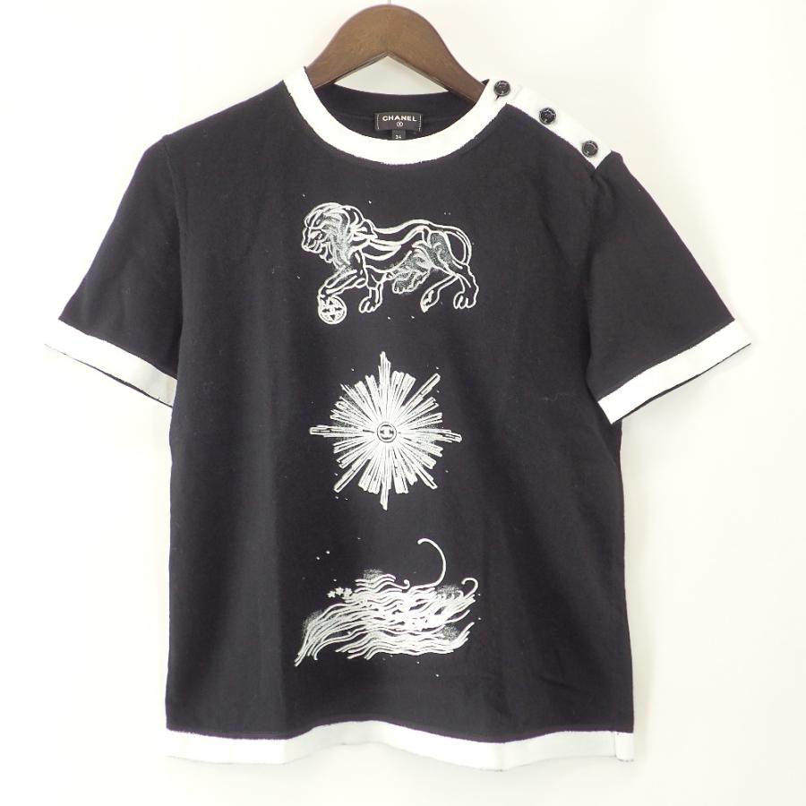 CHANEL（シャネル） 美品/国内正規/ P72071 22C 半袖コットンニットT