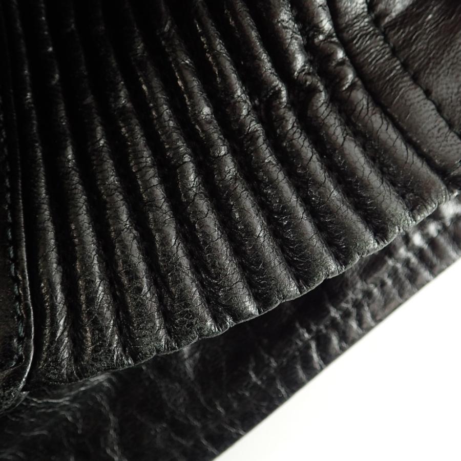 GUCCI（グッチ） 国内正規/ 523542 ラムレザー サイドロゴストライプ