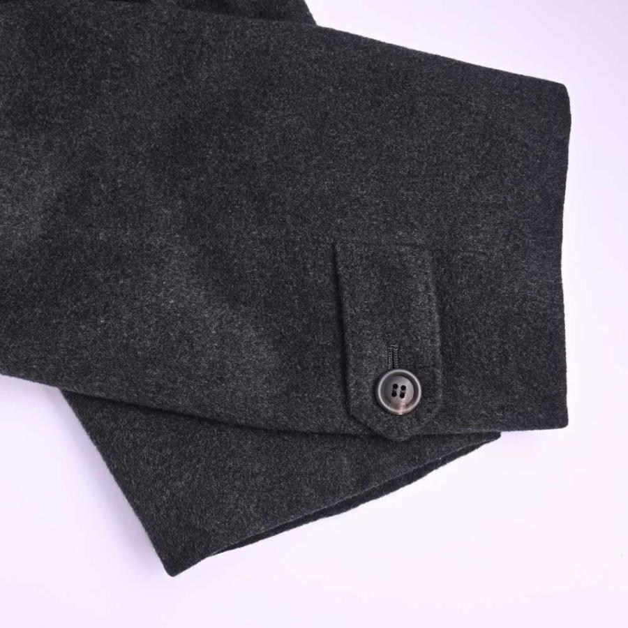 【Yves Saint Laurent】カシミヤ100％ウールステンカラーコート Yves Saint Laurent】イヴ・サンローラン カシミア100%WOOLステン