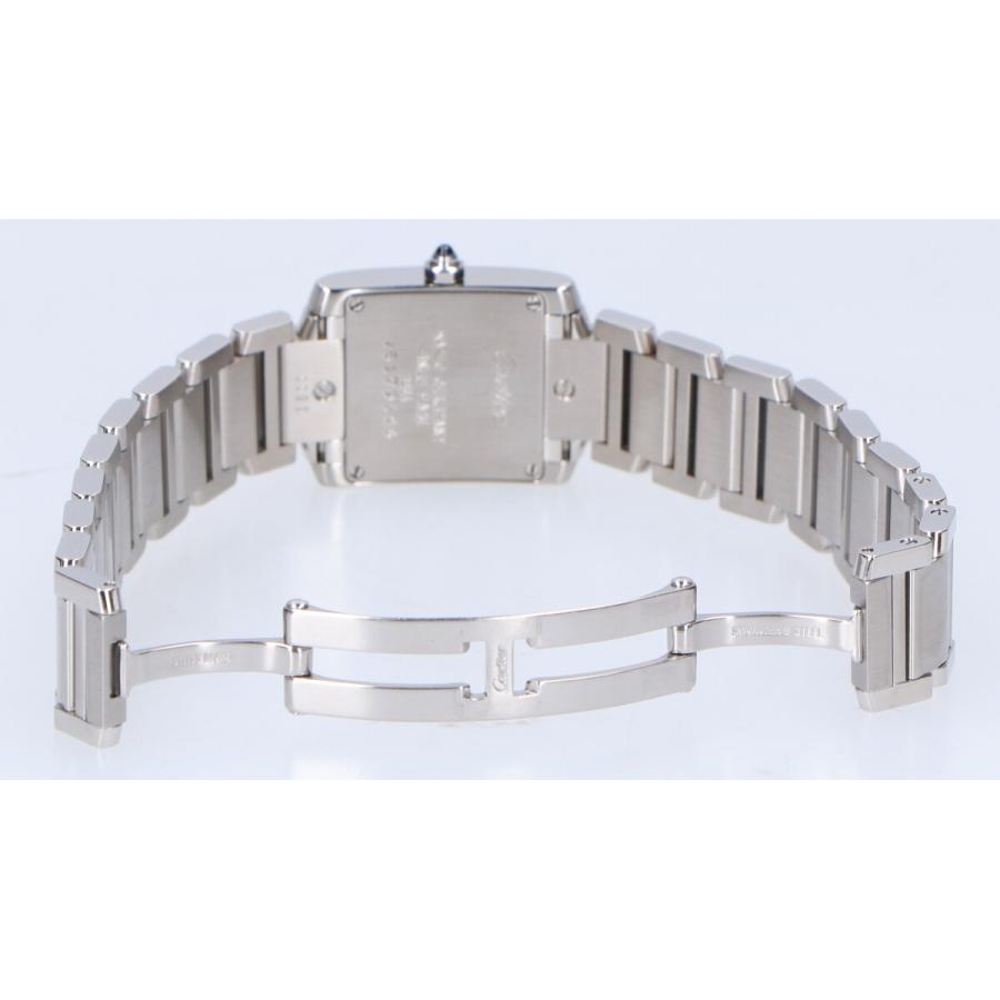 中古 カルティエ CARTIER W51008Q3 シルバー レディース 腕時計 カルティエ タンクフランセーズ SM W51008Q3 シルバー レディース 時計