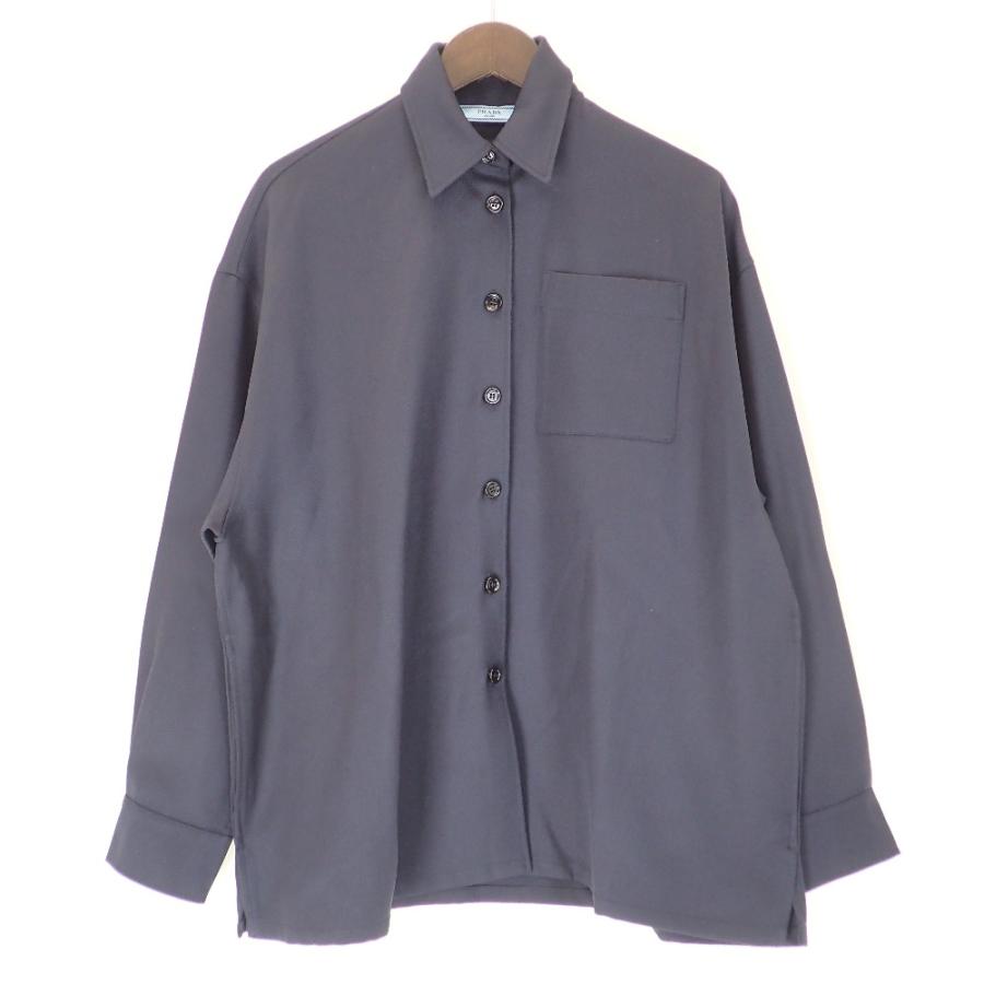PRADA（プラダ） 美品/国内正規/21年製 P495F/P122UE 長袖シャツ