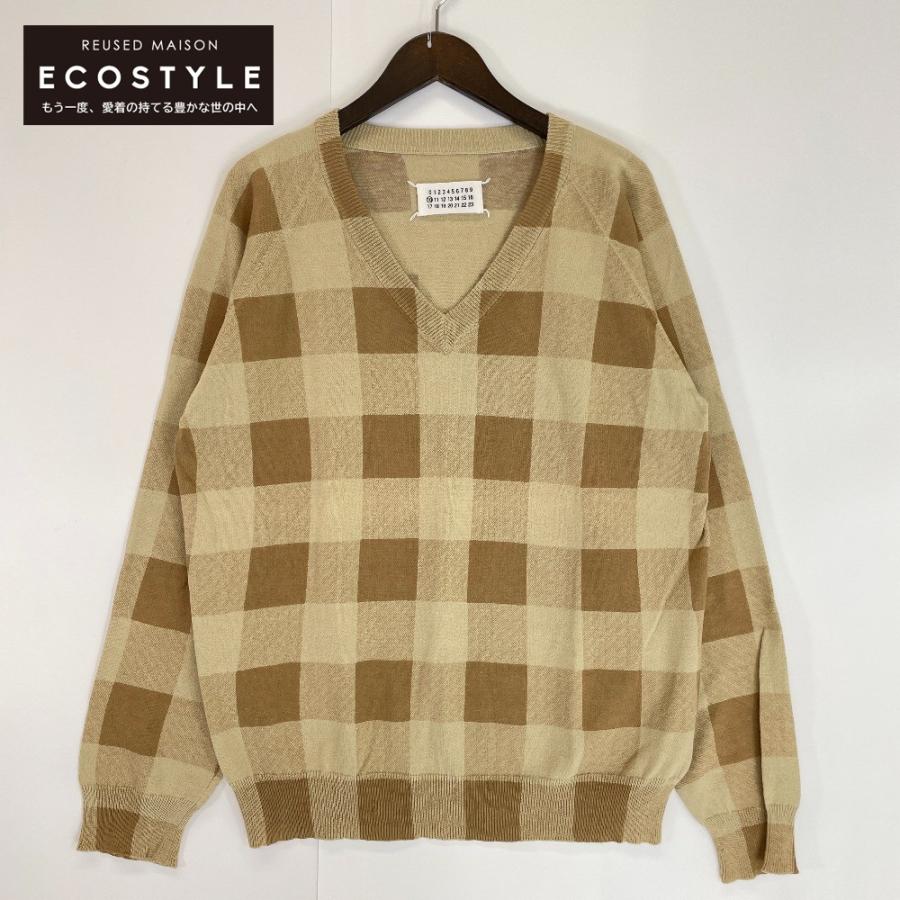 Martin Margiela マルタンマルジェラ 04SS 本人期 チェック柄 ブラウン 