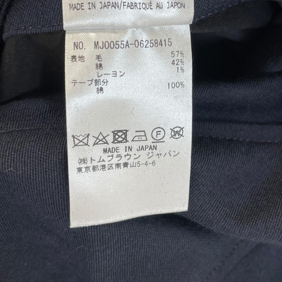 THOM BROWNE トムブラウン MJ0055A ネイビー スリーブライン シャツ