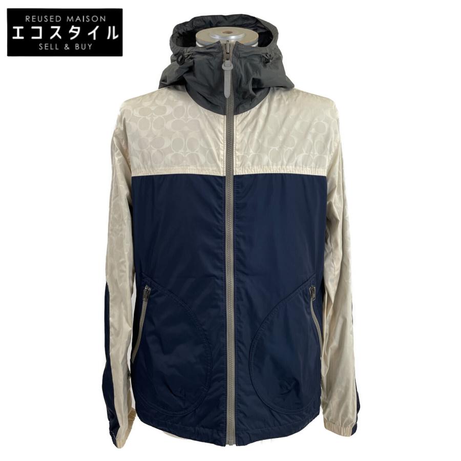 COACH 国内正規/ コーチ 1428 バイカラー ナイロン フーディ 