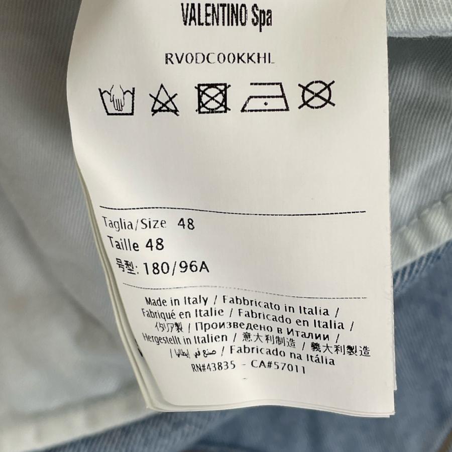 VALENTINO RV0DC00KKHL ヴィンテージ加工 ビッグVロゴプリント 