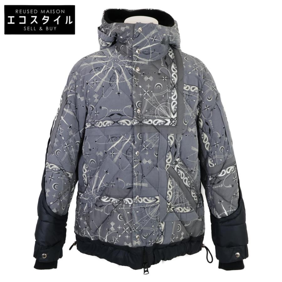 sacai サカイ バンダナ ジャケット マウンテンパーカー
