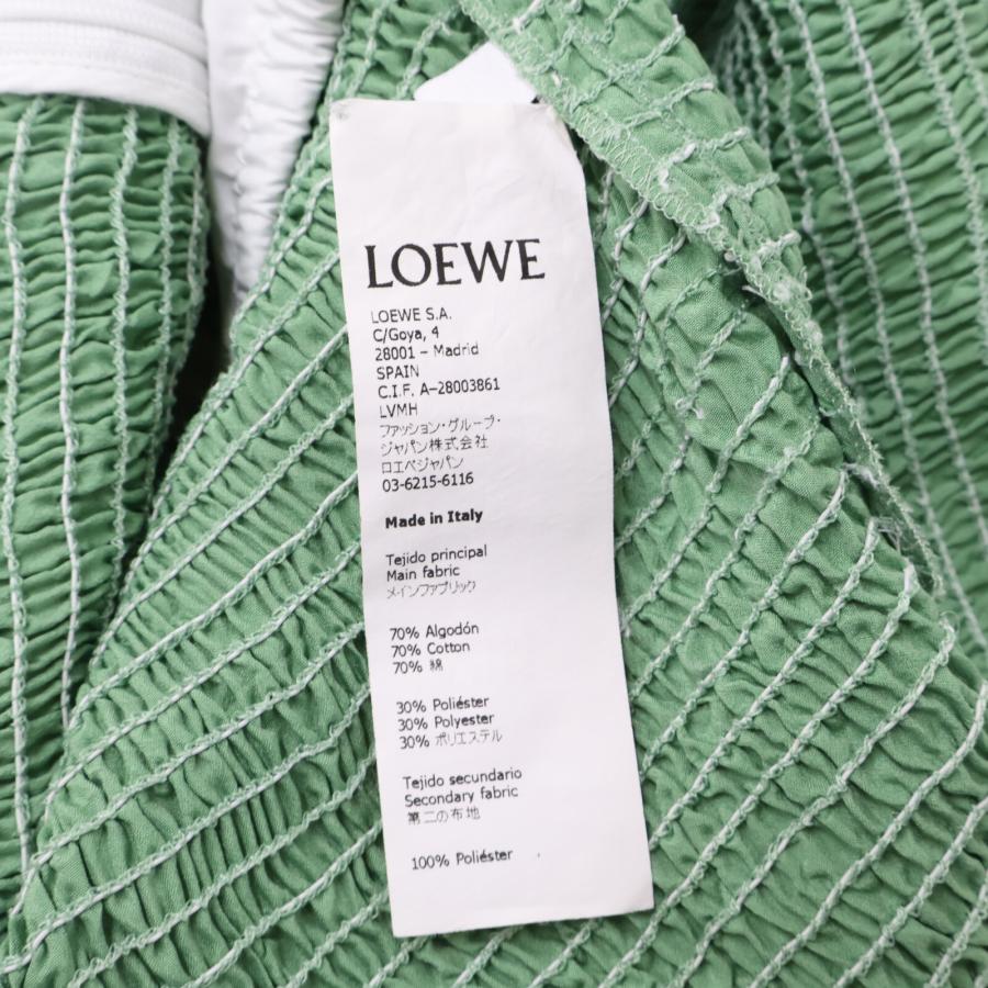 LOEWE 美品/国内正規 ロエベ S2106630FA DRESS WITH GATHERS  