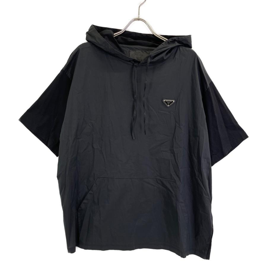 PRADA プラダ 21年製 UJN794 ブラック ロゴプレート 切り替え PRADA プラダ 21年製 UJN794 ブラック ロゴプレート 切り替え