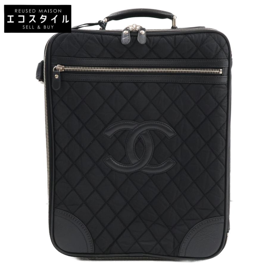 CHANEL ブラック キャリーケース難あり格安！ CHANEL ブラック キャリーケース難あり格安！ CHANEL ブラック